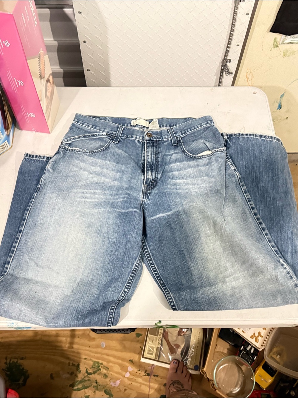Levi's Silver Tab Men's Faded Blue Relaxed Jeans